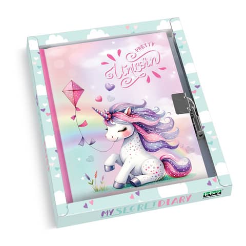 Diario dei segreti Lebez pretty Unicorn 3 soggetti assortiti 81129
